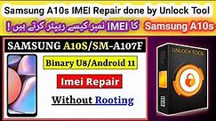 How to Repair Samsung A10s IMEI No. | All Samsung MTK mobiles IMEI Repair in 1 click | 2023