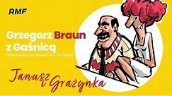 Grzegorz Braun z Gaśnicą (nominacja do orderu św. Floriana) | Janusz i Grażynka
