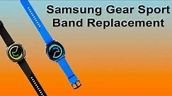 Samsung Gear Sport SM-R600 Strap Smart Watch Fast Band Replacement | Repair Tutorial