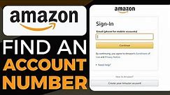 How To Find Your Amazon Account Number (2024)