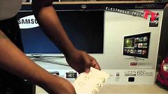 Samsung 7100 Series 65" LED TV Unboxing