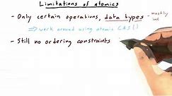 Limitations of Atomic Memory Operations - Intro to Parallel Programming