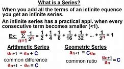 Calculus 2: Infinite Sequences and Series (7 of 62) What is a Series?