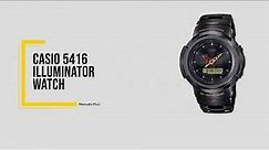 How to Adjust Time & Features on Casio Illuminator Watch | Model 5416