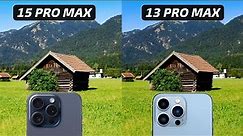iPhone 15 Pro Max vs iPhone 13 Pro Max Camera Test