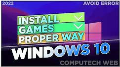 How to Install Any Computer Games without any Error | Troubleshoot Issues With PC Games | 2023