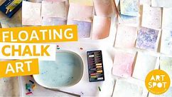 Easy Art for Kids: Floating Chalk Prints