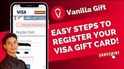 Vanilla Credit Card - How to Register Vanilla Visa Gift Card?