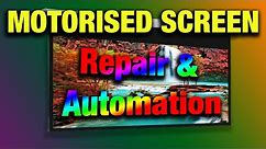 Motorised Projector Screen Repair and Modification for Automation