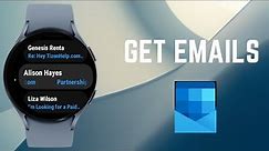 How to Get Emails on Galaxy Watch 5 & Watch 5 Pro | Microsoft Outlook