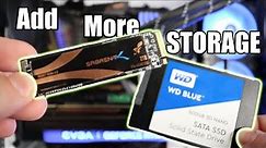 How To Install a Second SSD into Your PC