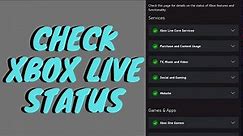 How To Check Xbox Status // Check The Status Of Xbox Live Features and Functionality