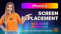 iPhone X screen replacement | Broken screen repair guide | How to change iPhone screen