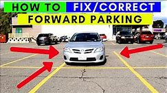 How to CORRECT FORWARD PARKING || EASY and SIMPLE method of forward parking by TORONTO DRIVERS