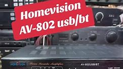 Homevision AV-802 usb/bt 550watts x 2 channel