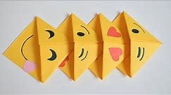 Easy Emoji Corner Bookmarks | Back to School Projects | Crafts for Kids | DIY Bookmarks Ideas