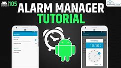 AlarmManager - Alarm Manager in Android Studio | Android Studio Tutorial