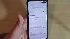 Galaxy S10 / S10+: How to Enable / Disable Fast Wireless Charging