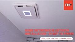 Home NetWerks bluetooth bathroom fan install