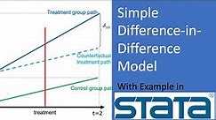 Causal Inference: A Simple Difference-in-Difference Model