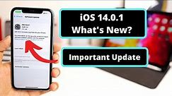 iOS 14.0.1 Released | Important Update | iOS 14.0.1 What's New