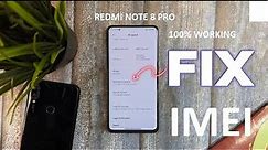 How to restore IMEI for your Redmi Note 8 Pro 100% Working Method 2023 (Begonia) #redminote8pro 🔥