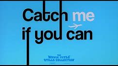 Catch Me If You Can (2002) title sequence