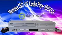 Memorex DVD VCR Combo Player VHS Recorder MVD4543 2-in-1 Product Demonstration