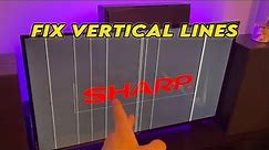 Sharp TV: How to Fix Vertical Lines on the Screen