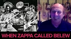 How Belew got the Zappa gig