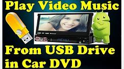 PLAY VIDEO FROM USB ON CAR Stereo DVD Player ✔ | Dash DVD systems(Pioneers, JVC, Kenwood)| GET SMART