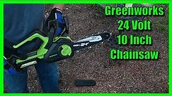 Greenworks 24v 10in Chainsaw.. Overheating At End Of Hands On Test