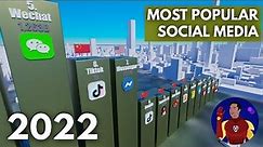 Most Popular Social Media Platforms (Cubes Version)