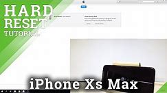 How to Remove Passcode in iPhone Xs Max - Hard Reset by Recovery Mode / Unlock & Restore