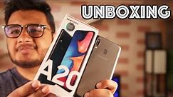 Samsung A20 Unboxing & Hand's On .