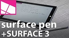 How to pair Surface Pen with Surface 3