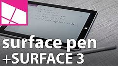 How to pair Surface Pen with Surface 3