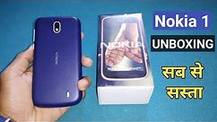 Nokia 1 Full Unboxing (Blue) Android One, Low Budget Smartphone
