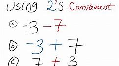 2's Complement (Addition and Subtraction)