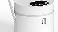 Mishcdea Low Carb Rice Cooker, Digital Programmable Small Rice Cooker, Multi Food Steamer, 24 Hours Preset, Personal Size Cooker for 1-2 People, Portable Rice Cooker 3 Cups (Uncooked), White