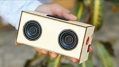 How to Build a Speaker From Wood