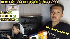 Cara Pasang Bracket Tv LED Universal, Bisa Nunduk