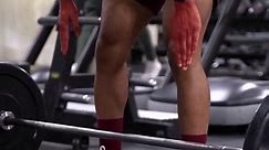 Deadlifts: Don’t Do This ⚠️ . Here are 4 main form tips I can give for the Deadlift so you can maximize the weight and protect yourself from getting hurt. Form Tip #1: When you step in front of the bar, avoid having your shins completely touch the bar, instead start with your mid-foot under the bar. This way when you descent to grab it, your descent will naturally fill the gap. ⚠️ Form Tip #2: Instead of holding the bar too wide, make sure to hold the bar just outside your thighs so you arms are