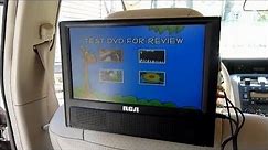 Review of RCA 9 inch Dual Screen Mobile DVD System & Video Player for Car