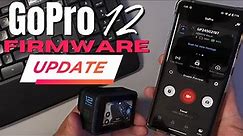 How to Update Firmware on GoPro Hero 12 Black with GoPro Quik App