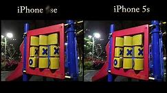 iPhone SE vs iPhone 5S camera test