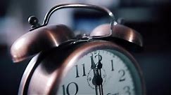 Alarm Clock Ringing Stock Video
