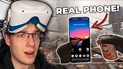 You Can Bring Your Real Phone With You Into VR!