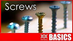 What kind of screw should I use? Woodworking Basics