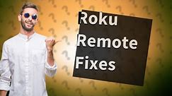 Why does my Roku remote stop working?